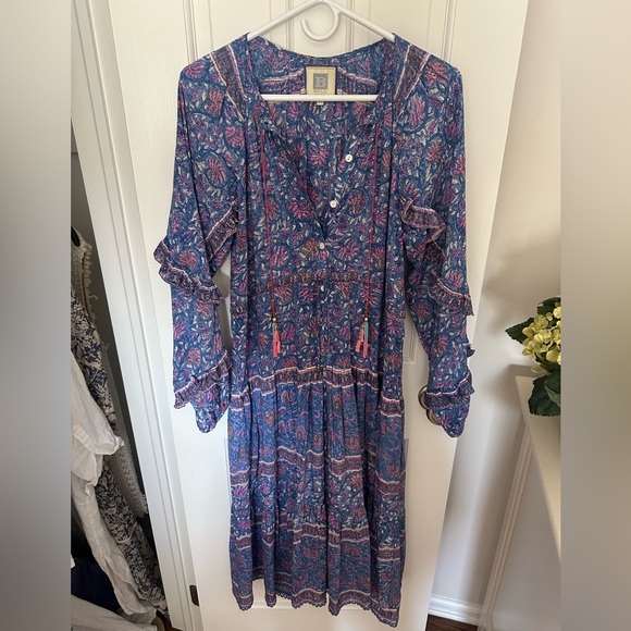 Floral Blue Dress - Picture 1 of 6